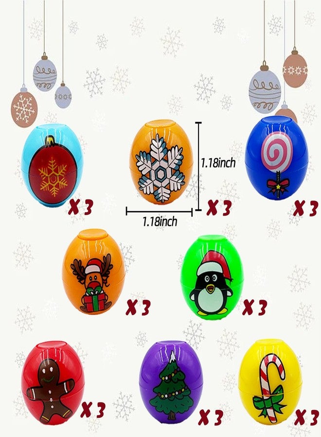 CHHOEAV 24 Pcs Mini Fidget Spinners Ball Toys for Kids & Adults - Christmas Stocking Stuffers, Pinata Fillers, Treasure Box Toys for Parties & Gifts - Image 3
